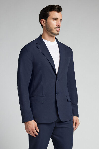 Cotton and Linen Canvas Jacket