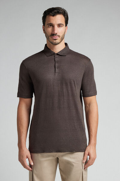 Linen Polo Shirt