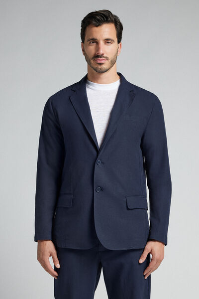 Cotton and Linen Canvas Jacket