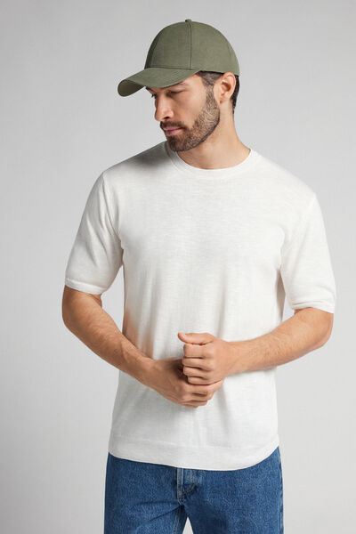 Cotton and Linen Canvas Cap