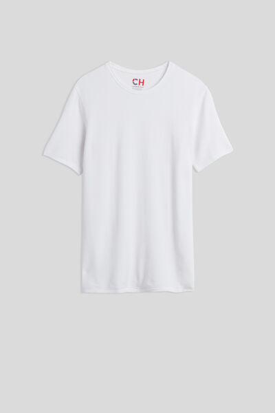 Kurzarm-Shirt aus Kaschmir-Modal