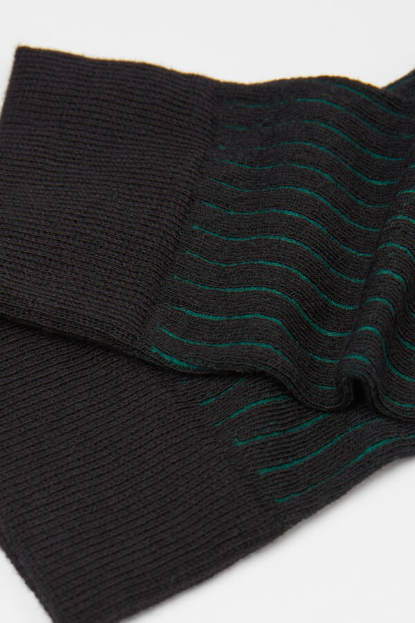 Lange Sokken Soft Cotton Geribd