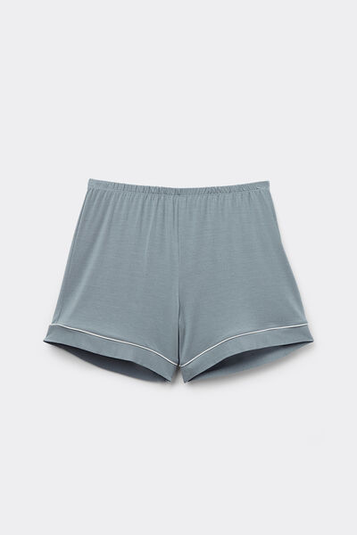 Modal Shorts with Contrasting Trim