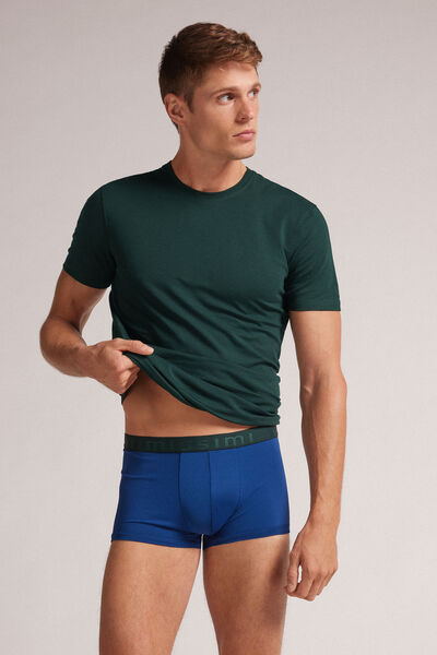 Boxer homme en microfibre avec logo