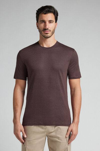 T-Shirt aus Leinen
