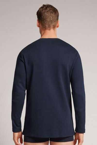Langarmshirt aus warmer Baumwolle