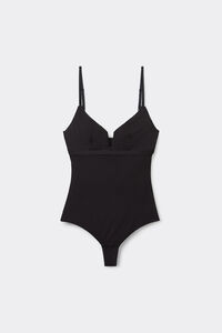 Fresh Bamboo Bodysuit with Slender Shoulder Strap