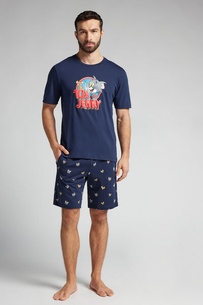 Pijama Curto Tom and Jerry