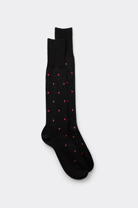 Long Patterned Lisle Socks