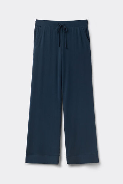 Lange Palazzo-Hose aus Modal