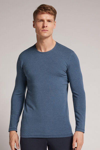 Langarmshirt aus Kaschmir-Modal für Herren