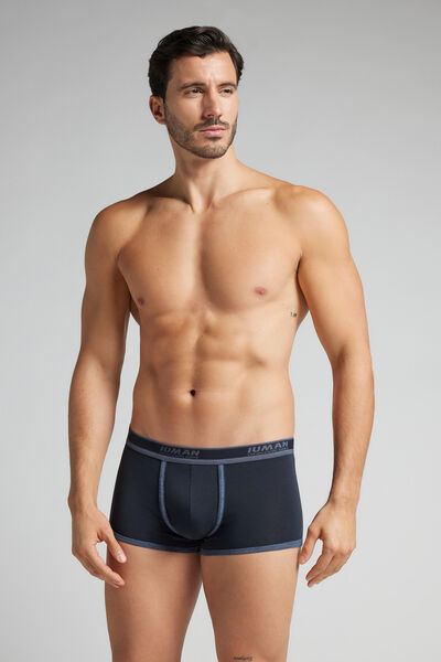 Boxer in Cotone Superior con Logo