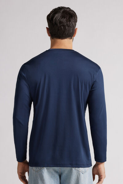 Langarmshirt aus merzerisierter Premium-Baumwolle