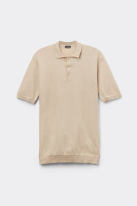 Short-Sleeved Cotton Jersey Polo Shirt